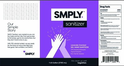Smply Sanitizer Lavender (Smply Lavender 1g)